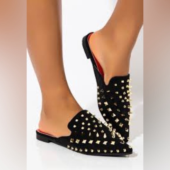 Azalea Wang Shoes - AZALEA Wang Malacca Silver Slides